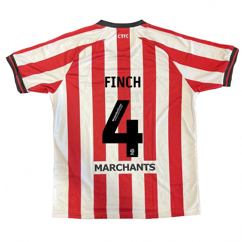 Danxen Herren Holly Finch #4 Rot Weiß Heimtrikot Trikot 2024/25 T-Shirt Schweiz