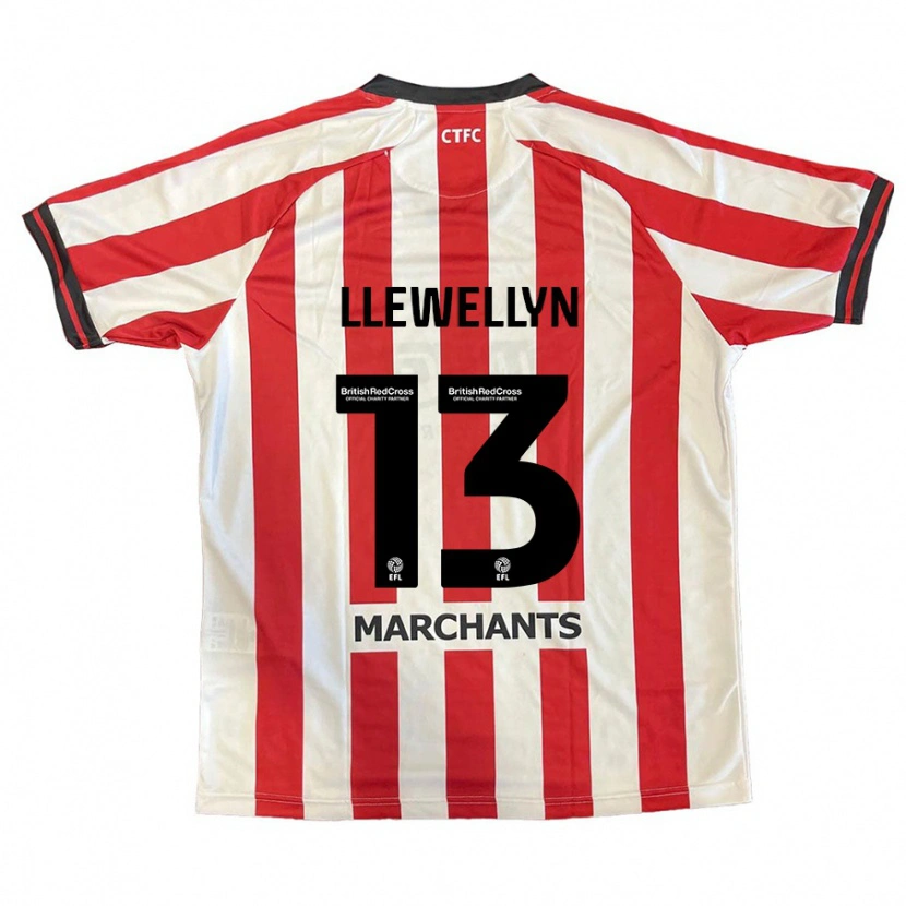 Danxen Herren Ffion Llewellyn #13 Rot Weiß Heimtrikot Trikot 2024/25 T-Shirt Schweiz