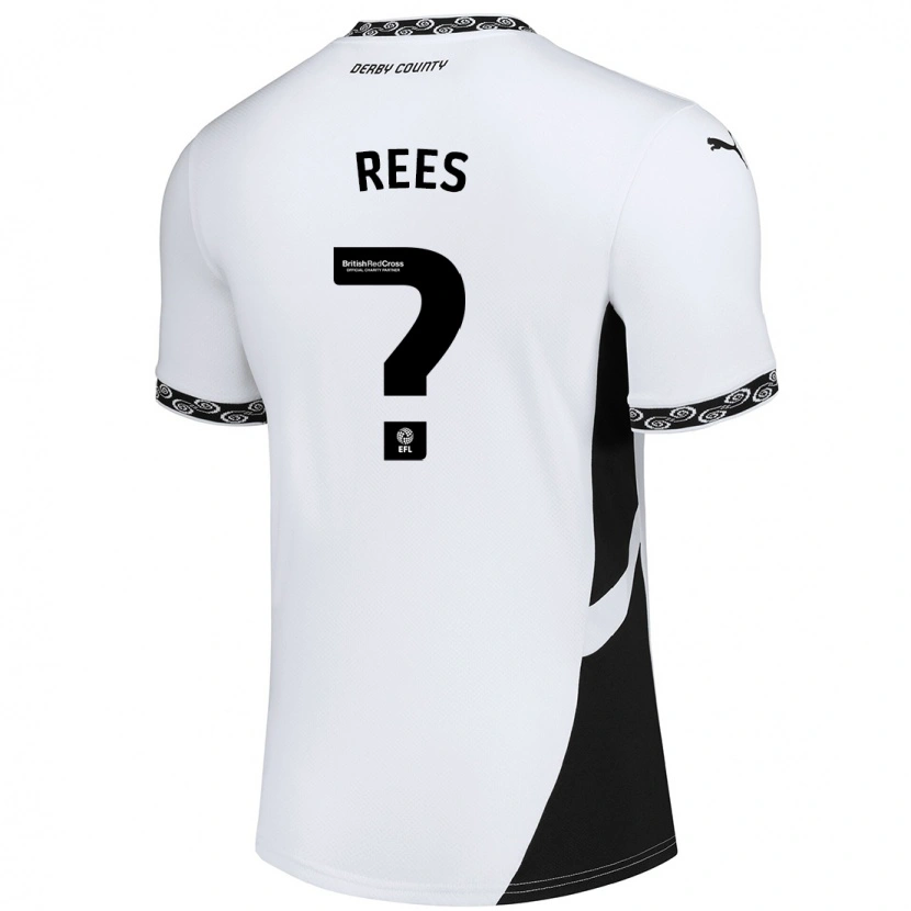 Danxen Herren Harvey Rees #0 Weiß Schwarz Heimtrikot Trikot 2024/25 T-Shirt Schweiz