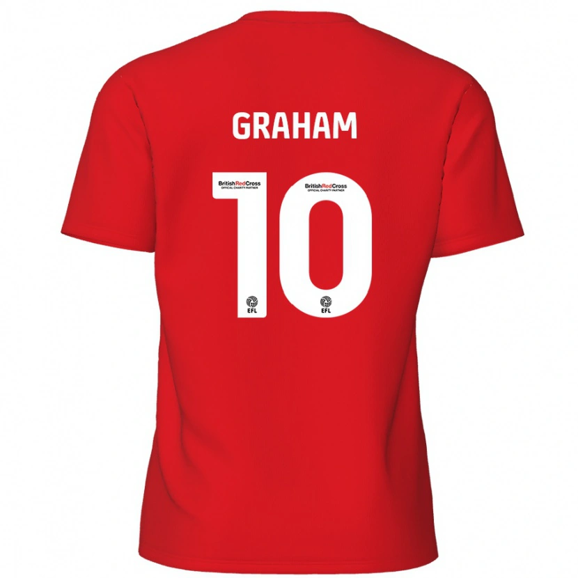 Danxen Herren Jordan Graham #10 Rot Heimtrikot Trikot 2024/25 T-Shirt Schweiz