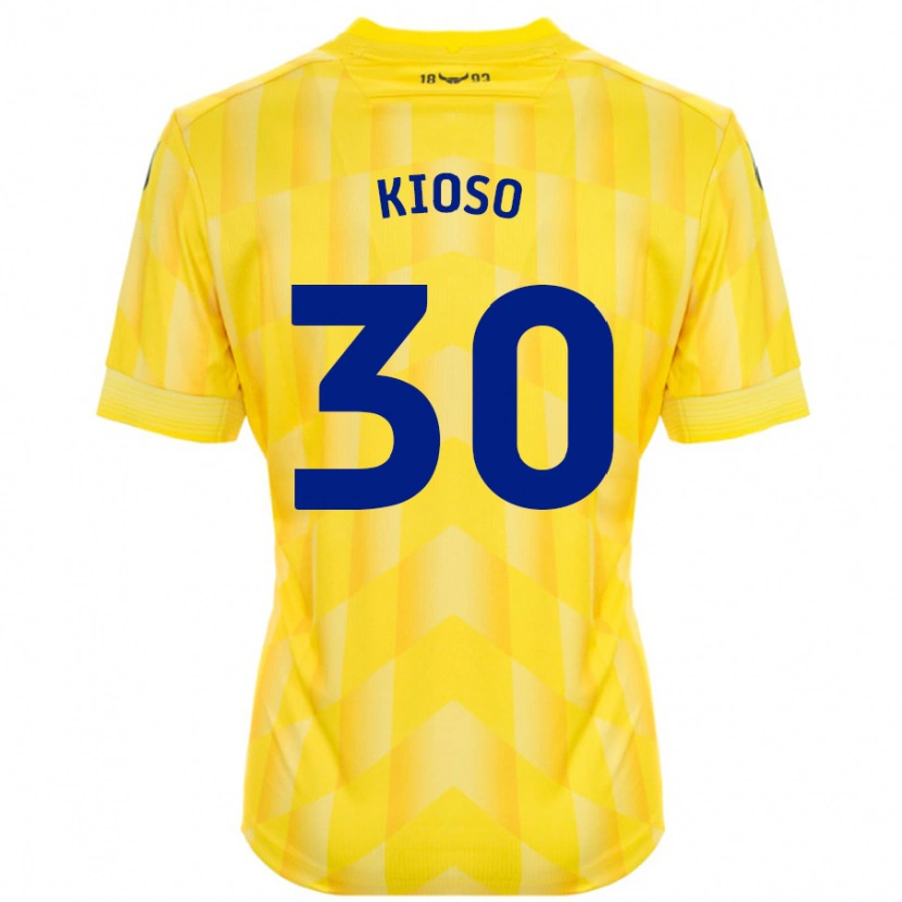 Danxen Herren Peter Kioso #30 Gelb Heimtrikot Trikot 2024/25 T-Shirt Schweiz