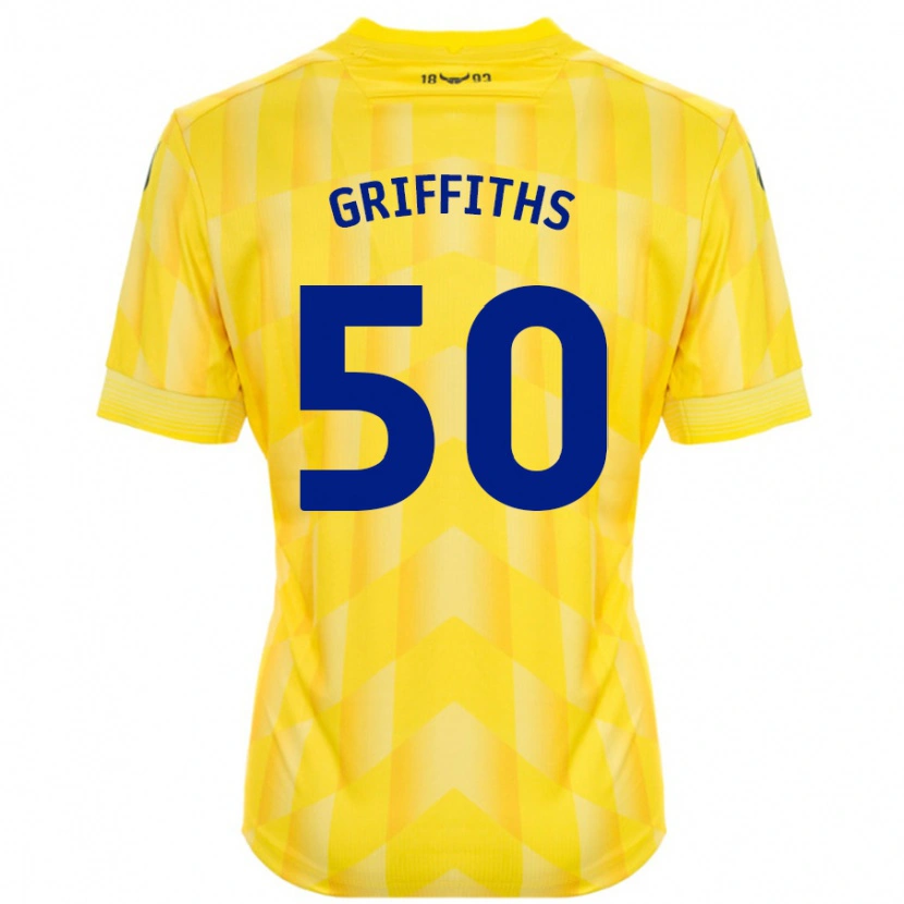 Danxen Herren Louis Griffiths #50 Gelb Heimtrikot Trikot 2024/25 T-Shirt Schweiz