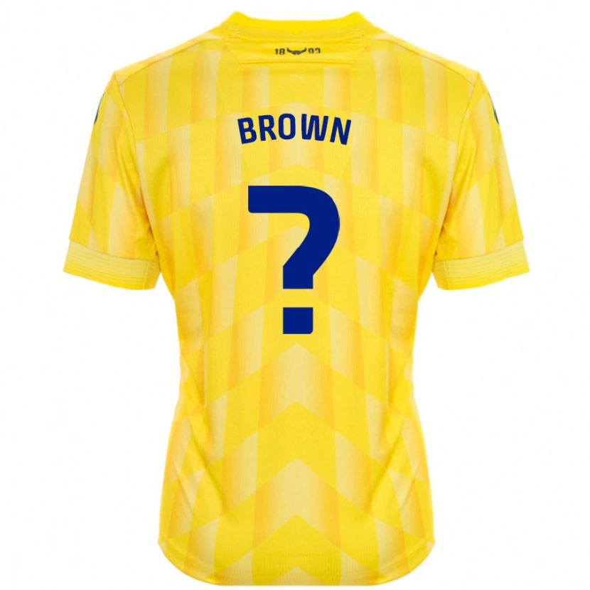 Danxen Herren Georgia Brown #0 Gelb Heimtrikot Trikot 2024/25 T-Shirt Schweiz