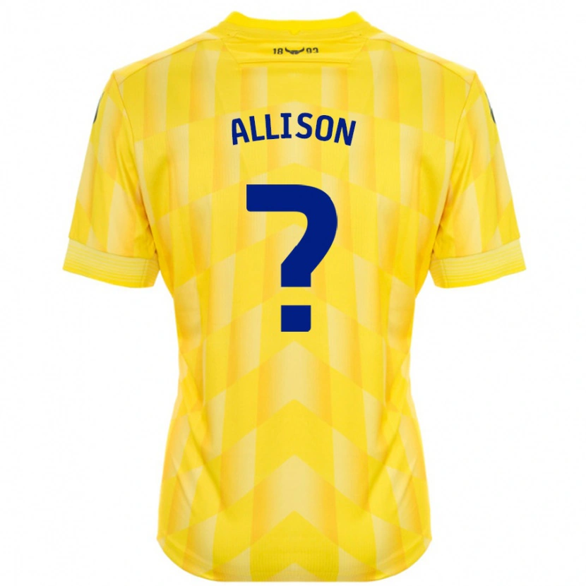 Danxen Herren Lauren Allison #0 Gelb Heimtrikot Trikot 2024/25 T-Shirt Schweiz