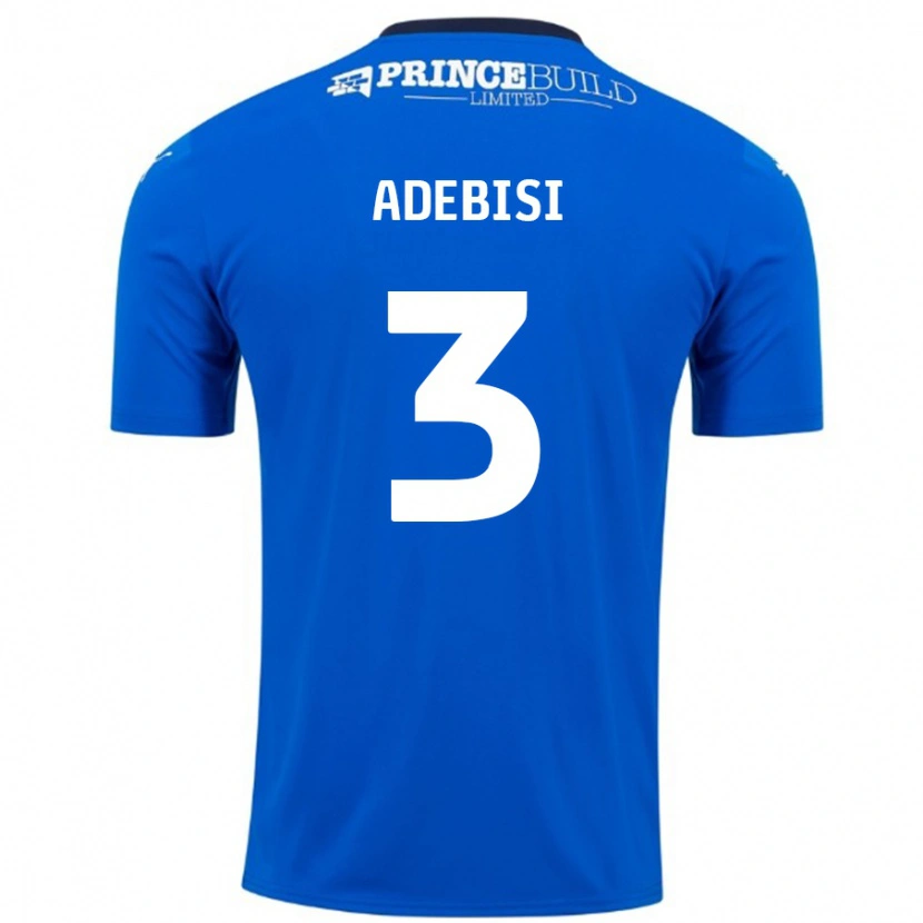 Danxen Herren Rio Adebisi #3 Blau Weiß Heimtrikot Trikot 2024/25 T-Shirt Schweiz