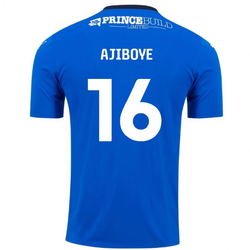Danxen Herren David Ajiboye #16 Blau Weiß Heimtrikot Trikot 2024/25 T-Shirt Schweiz