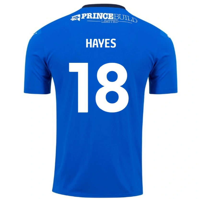 Danxen Herren Cian Hayes #18 Blau Weiß Heimtrikot Trikot 2024/25 T-Shirt Schweiz