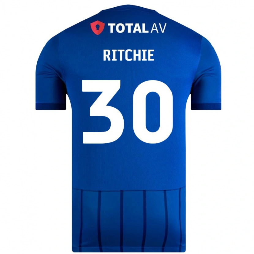 Danxen Herren Matt Ritchie #30 Blau Heimtrikot Trikot 2024/25 T-Shirt Schweiz