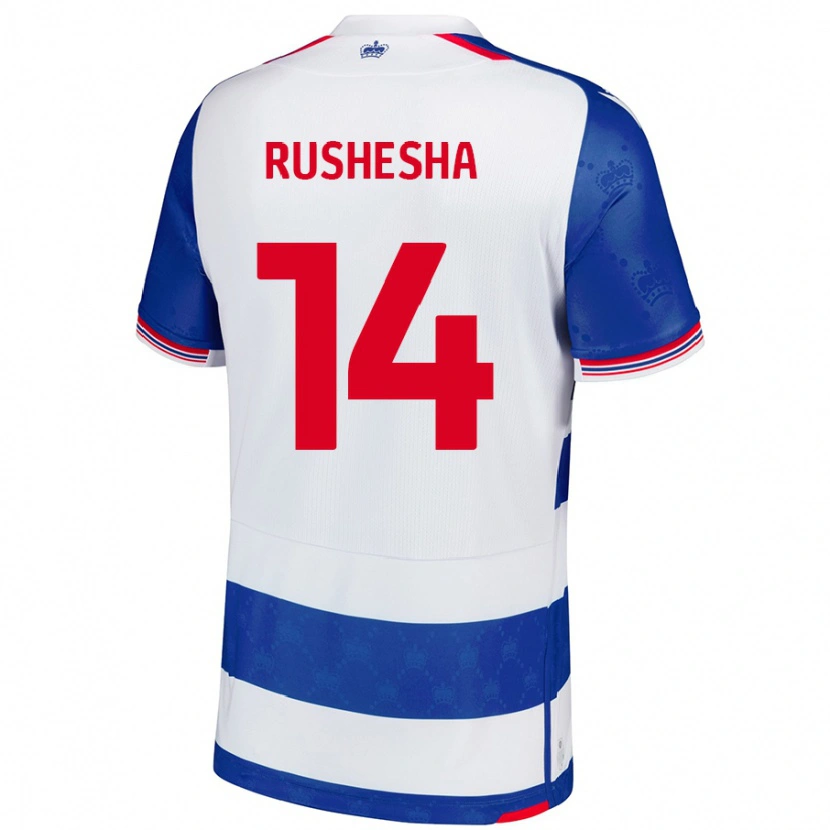 Danxen Herren Tivonge Rushesha #14 Blau Weiß Heimtrikot Trikot 2024/25 T-Shirt Schweiz
