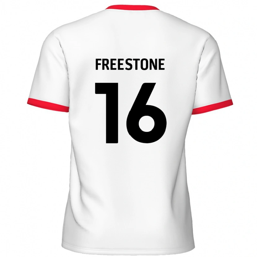 Danxen Herren Lewis Freestone #16 Weiß Rot Heimtrikot Trikot 2024/25 T-Shirt Schweiz