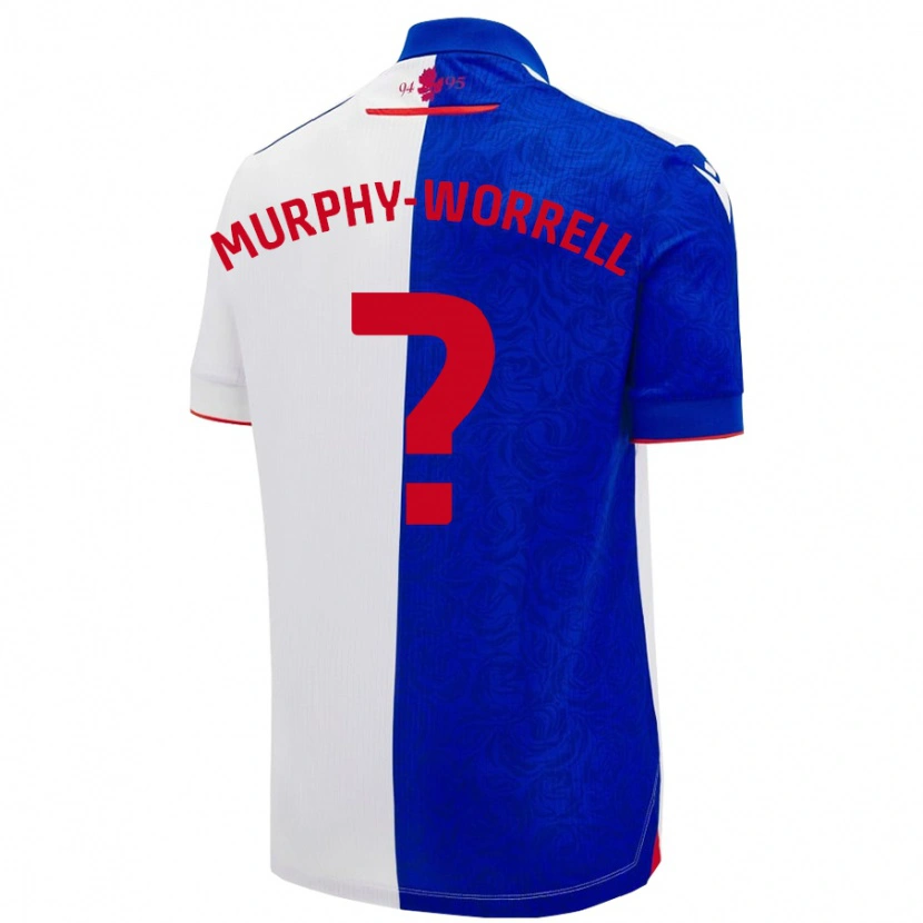 Danxen Herren Paul Murphy-Worrell #0 Himmelblau Weiß Heimtrikot Trikot 2024/25 T-Shirt Schweiz