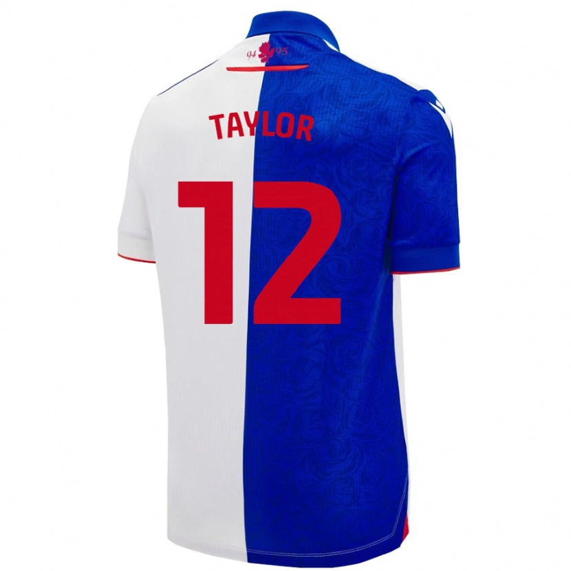 Danxen Herren Emma Taylor #12 Himmelblau Weiß Heimtrikot Trikot 2024/25 T-Shirt Schweiz