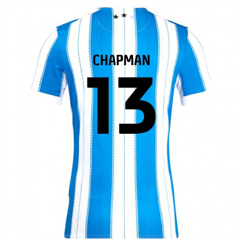 Danxen Herren Jacob Chapman #13 Blau Weiß Heimtrikot Trikot 2024/25 T-Shirt Schweiz