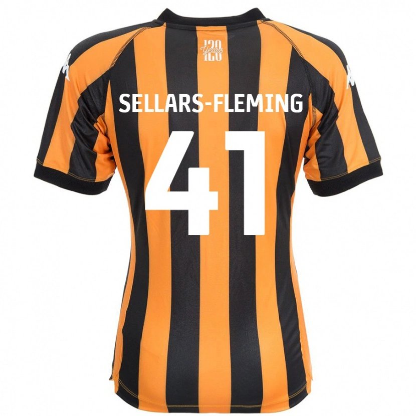 Danxen Herren Tyrell Sellars-Fleming #41 Schwarz Bernstein Heimtrikot Trikot 2024/25 T-Shirt Schweiz