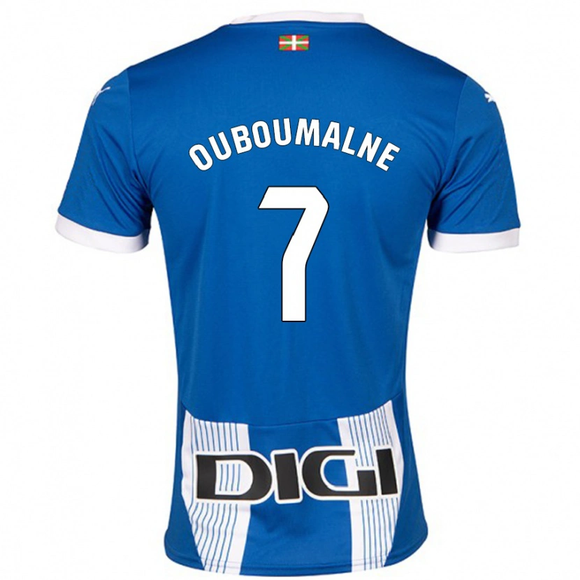 Danxen Herren Ibra Ouboumalne #7 Blau Heimtrikot Trikot 2024/25 T-Shirt Schweiz