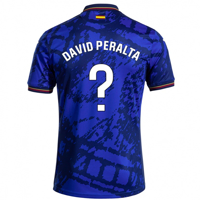 Danxen Herren Juan David Peralta #0 Dunkleres Blau Heimtrikot Trikot 2024/25 T-Shirt Schweiz