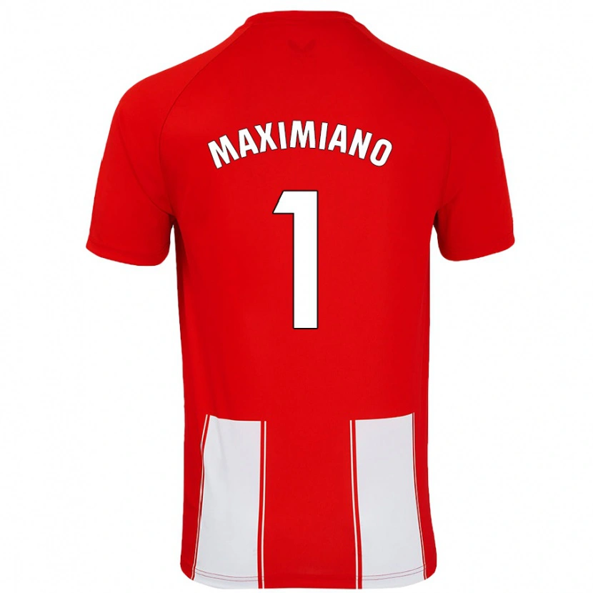 Danxen Herren Luís Maximiano #1 Rot Weiß Heimtrikot Trikot 2024/25 T-Shirt Schweiz