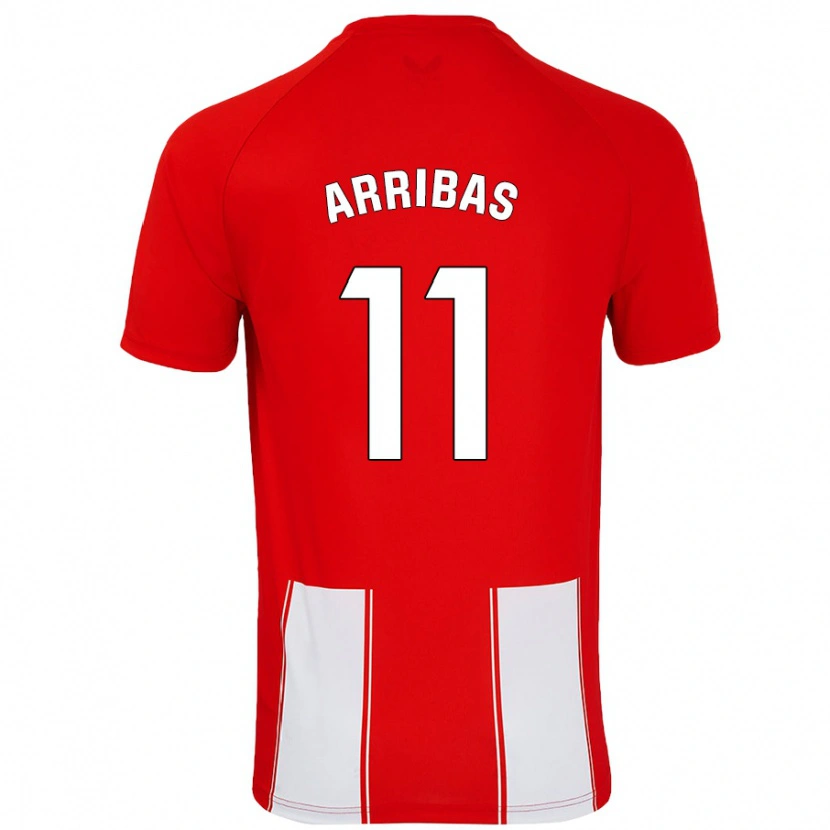 Danxen Herren Sergio Arribas #11 Rot Weiß Heimtrikot Trikot 2024/25 T-Shirt Schweiz
