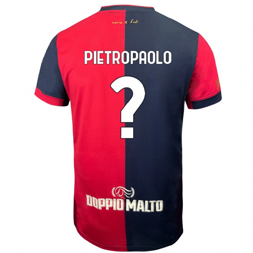 Danxen Herren Mario Pietropaolo #0 Rot Dunkleres Blau Heimtrikot Trikot 2024/25 T-Shirt Schweiz