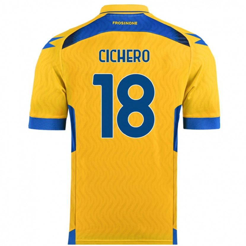 Danxen Herren Alejandro Cichero #18 Gelb Heimtrikot Trikot 2024/25 T-Shirt Schweiz
