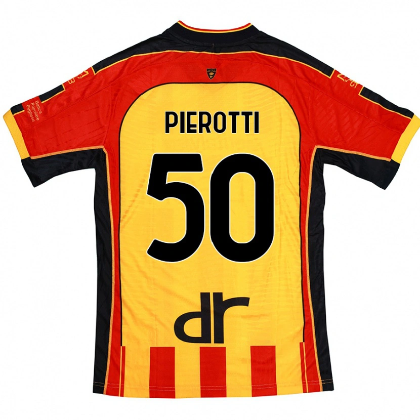 Danxen Herren Santiago Pierotti #50 Gelb Rot Heimtrikot Trikot 2024/25 T-Shirt Schweiz