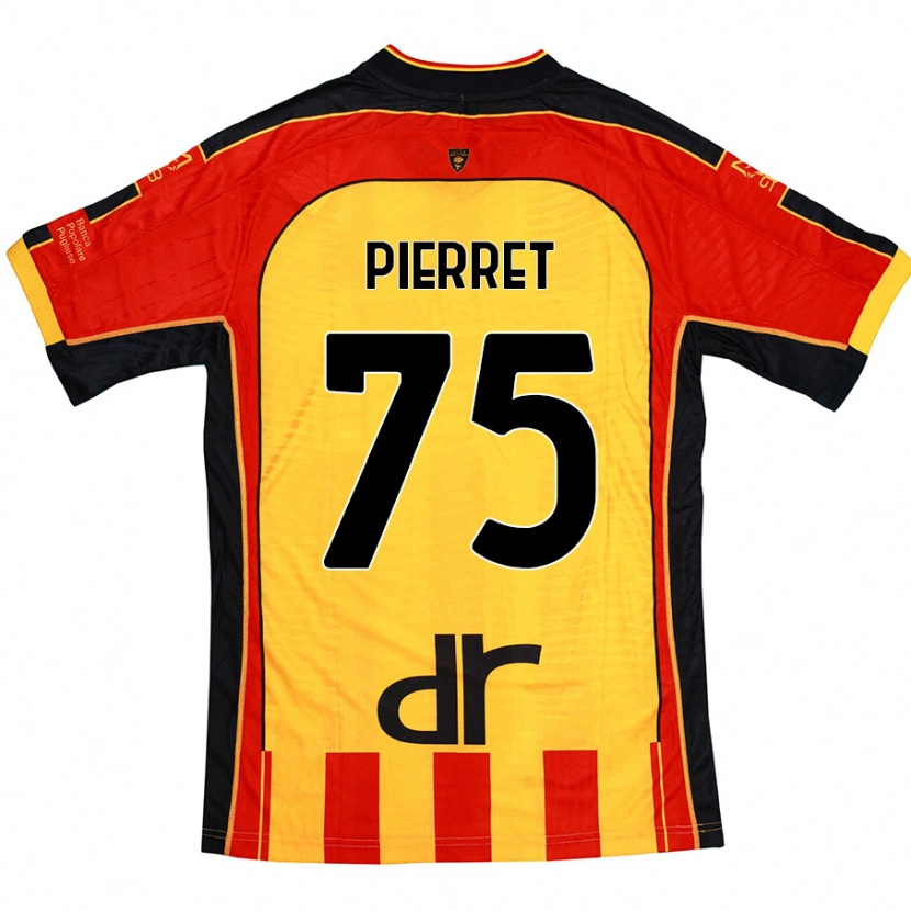 Danxen Herren Balthazar Pierret #75 Gelb Rot Heimtrikot Trikot 2024/25 T-Shirt Schweiz