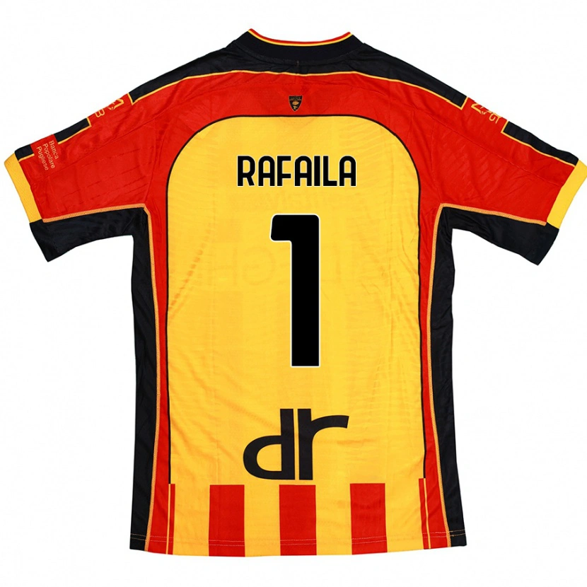 Danxen Herren Vlad Răfăilă #1 Gelb Rot Heimtrikot Trikot 2024/25 T-Shirt Schweiz