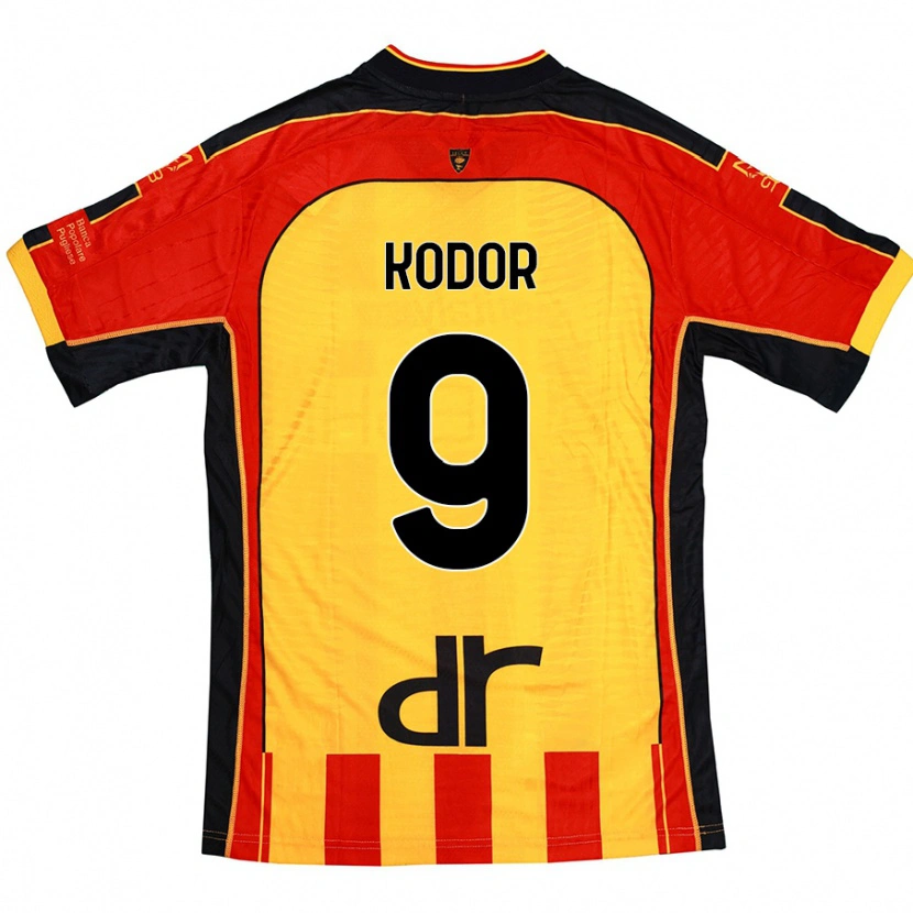 Danxen Herren Jason Kodor #9 Gelb Rot Heimtrikot Trikot 2024/25 T-Shirt Schweiz