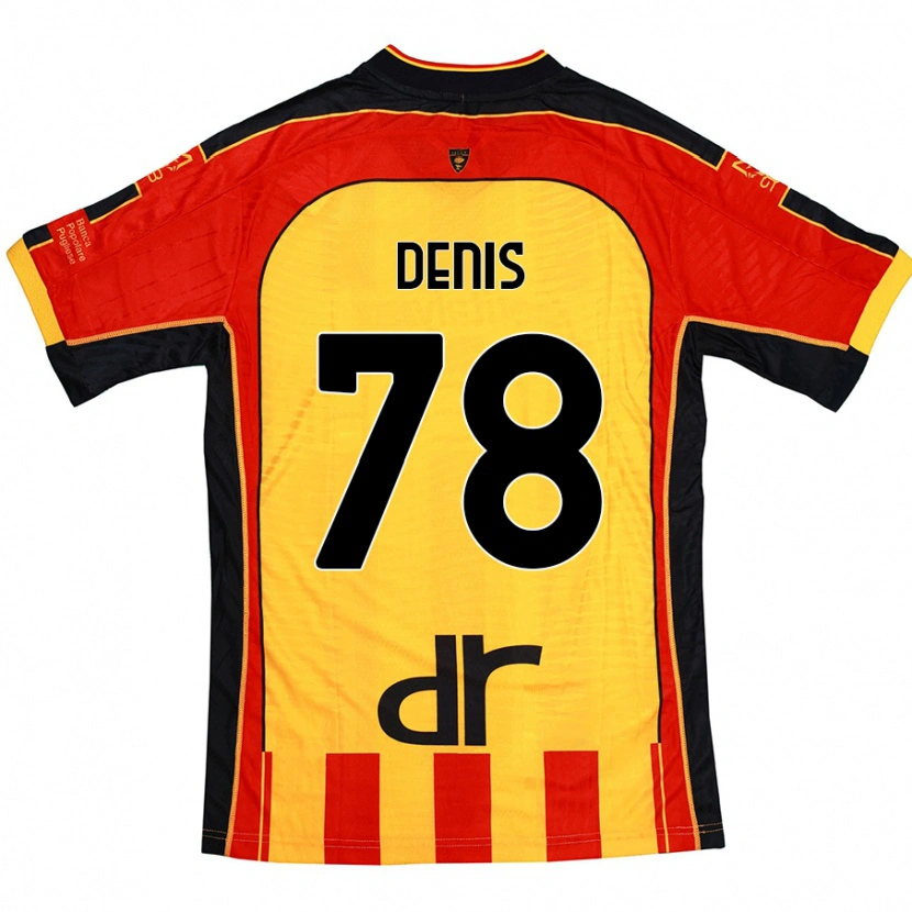 Danxen Herren Max Denis #78 Gelb Rot Heimtrikot Trikot 2024/25 T-Shirt Schweiz