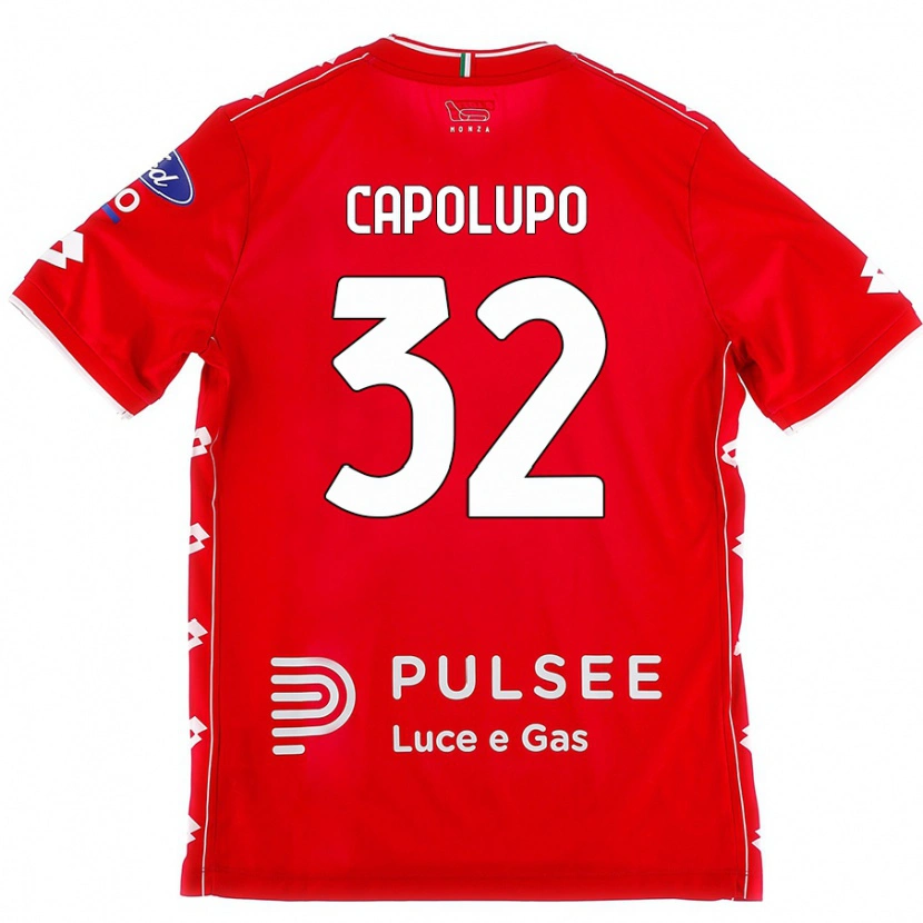 Danxen Herren Samuele Capolupo #32 Rot Weiß Heimtrikot Trikot 2024/25 T-Shirt Schweiz