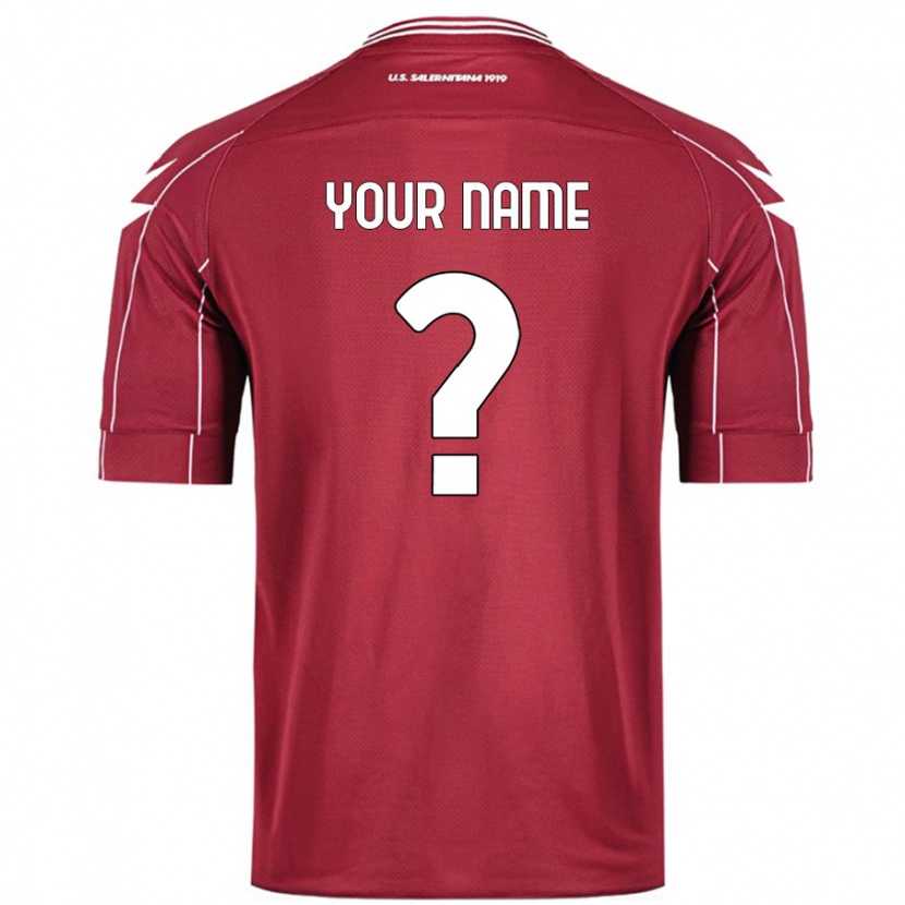 Danxen Herren Ihren Namen #0 Burgundrot Heimtrikot Trikot 2024/25 T-Shirt Schweiz