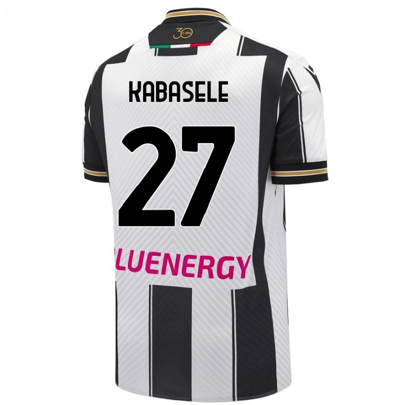 Danxen Herren Christian Kabasele #27 Weiß Schwarz Heimtrikot Trikot 2024/25 T-Shirt Schweiz