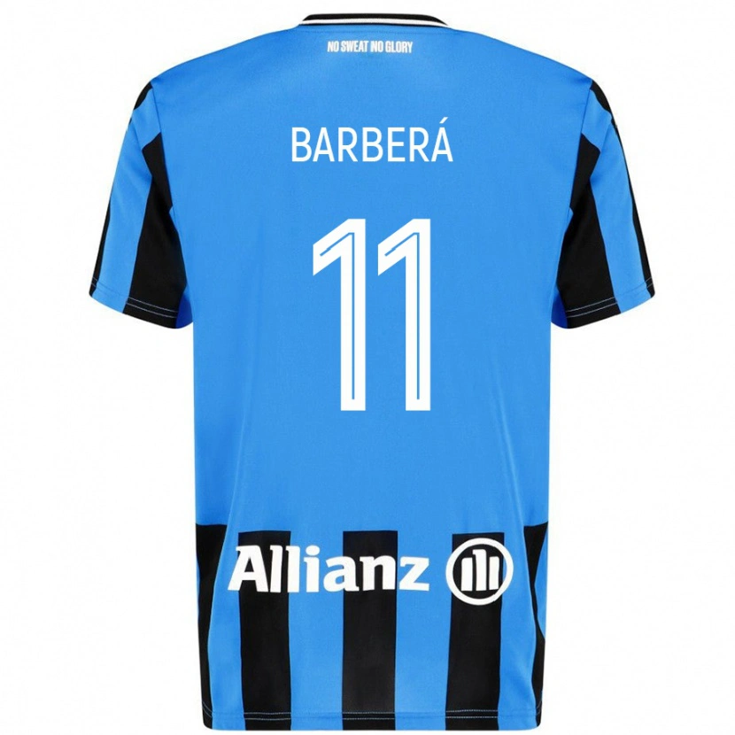 Danxen Herren Víctor Barberá #11 Himmelblau Schwarz Heimtrikot Trikot 2024/25 T-Shirt Schweiz