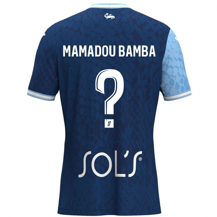 Danxen Herren Ben Mamadou Bamba #0 Himmelblau Dunkelblau Heimtrikot Trikot 2024/25 T-Shirt Schweiz