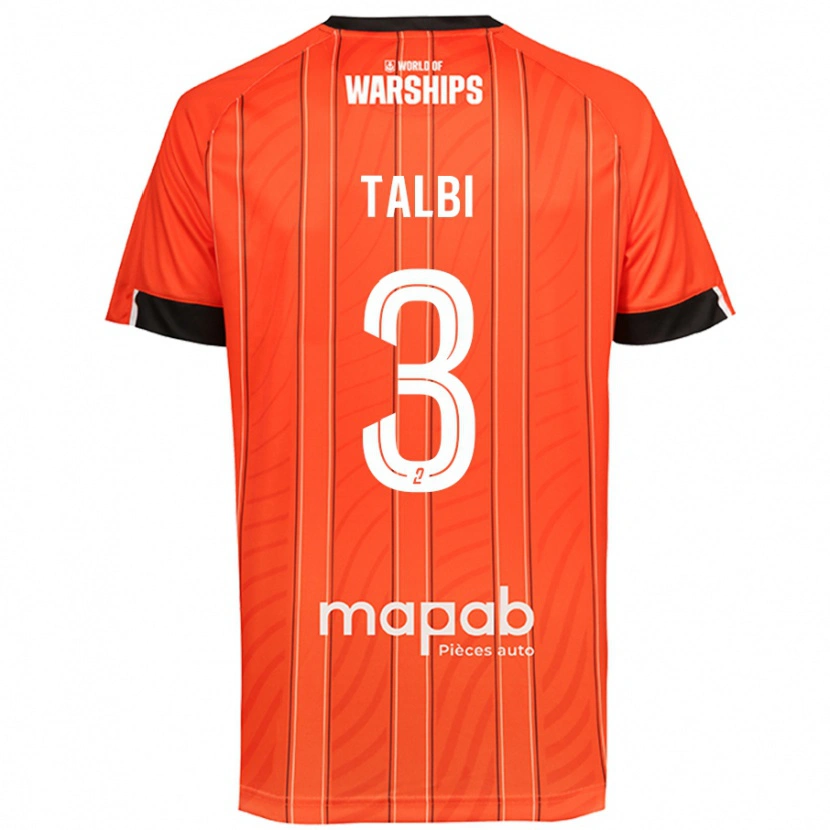 Danxen Herren Montassar Talbi #3 Orange Heimtrikot Trikot 2024/25 T-Shirt Schweiz