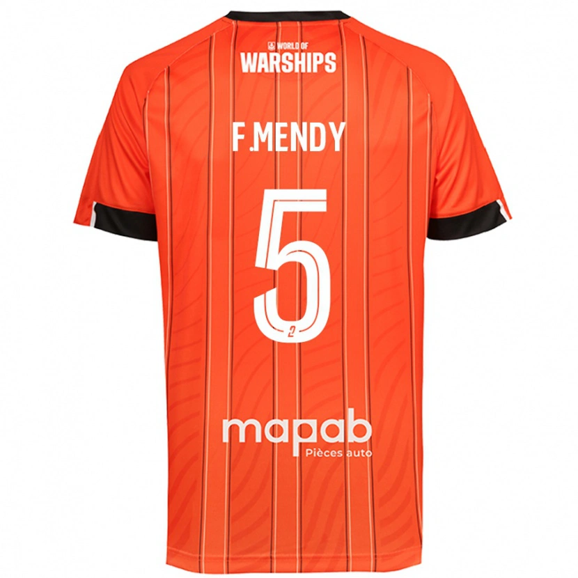 Danxen Herren Formose Mendy #5 Orange Heimtrikot Trikot 2024/25 T-Shirt Schweiz