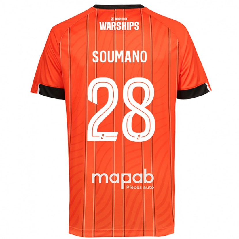 Danxen Herren Sambou Soumano #28 Orange Heimtrikot Trikot 2024/25 T-Shirt Schweiz