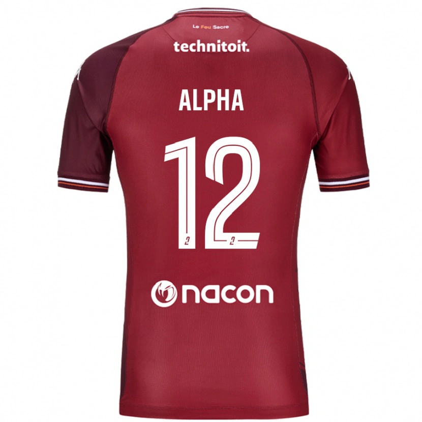 Danxen Herren Alpha Touré #12 Rot Granata Heimtrikot Trikot 2024/25 T-Shirt Schweiz