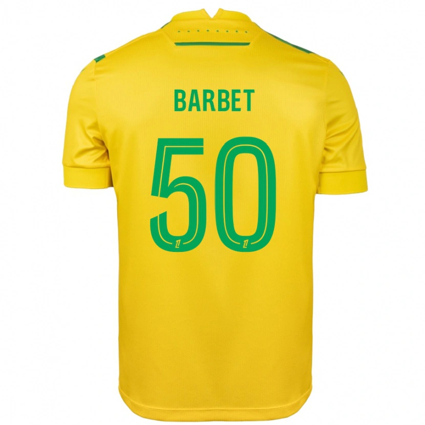Danxen Herren Hugo Barbet #50 Gelb Grün Heimtrikot Trikot 2024/25 T-Shirt Schweiz