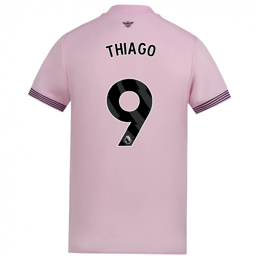 Danxen Herren Igor Thiago #9 Rosa Auswärtstrikot Trikot 2024/25 T-Shirt Schweiz