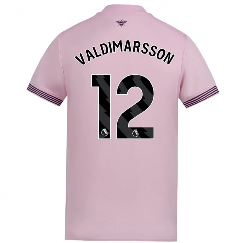 Danxen Herren Hákon Rafn Valdimarsson #12 Rosa Auswärtstrikot Trikot 2024/25 T-Shirt Schweiz