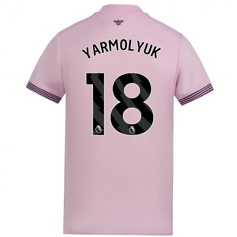 Danxen Herren Yegor Yarmolyuk #18 Rosa Auswärtstrikot Trikot 2024/25 T-Shirt Schweiz