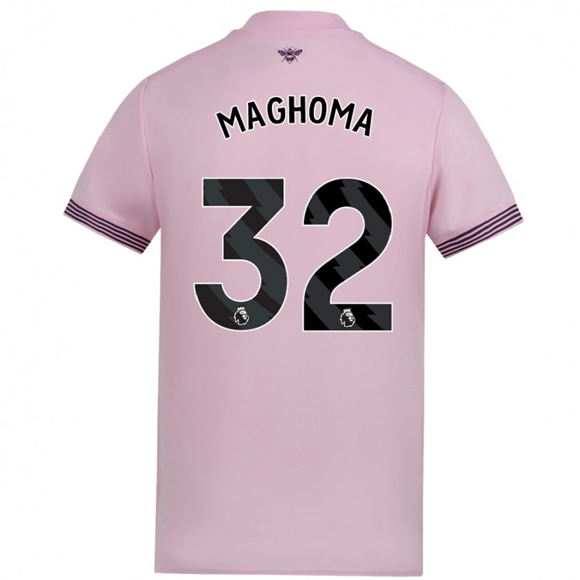 Danxen Herren Paris Maghoma #32 Rosa Auswärtstrikot Trikot 2024/25 T-Shirt Schweiz