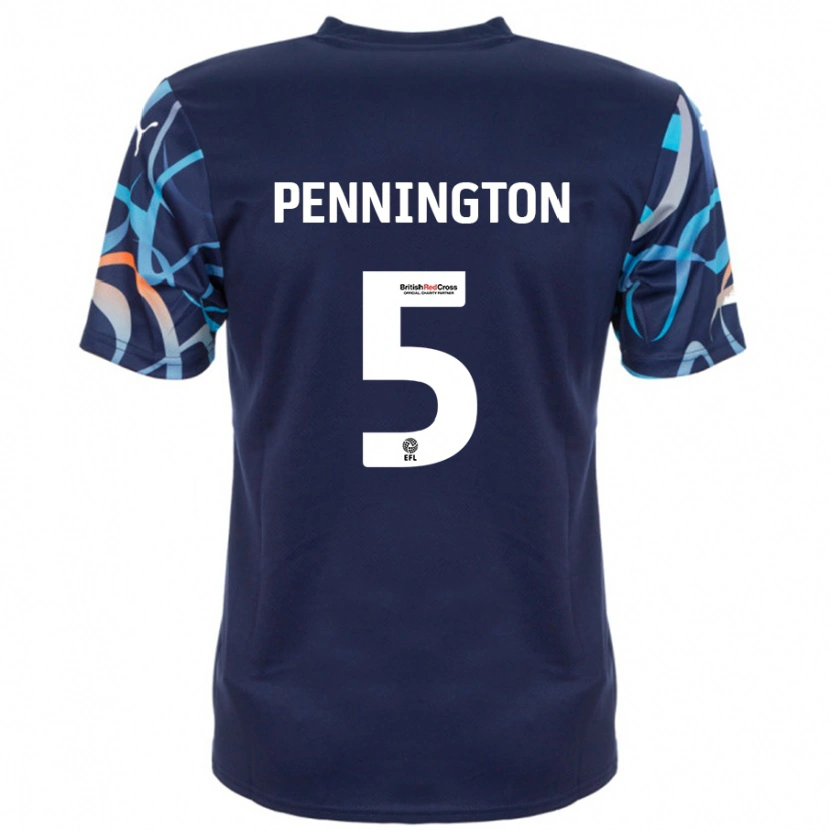 Danxen Herren Matthew Pennington #5 Marineblau Auswärtstrikot Trikot 2024/25 T-Shirt Schweiz
