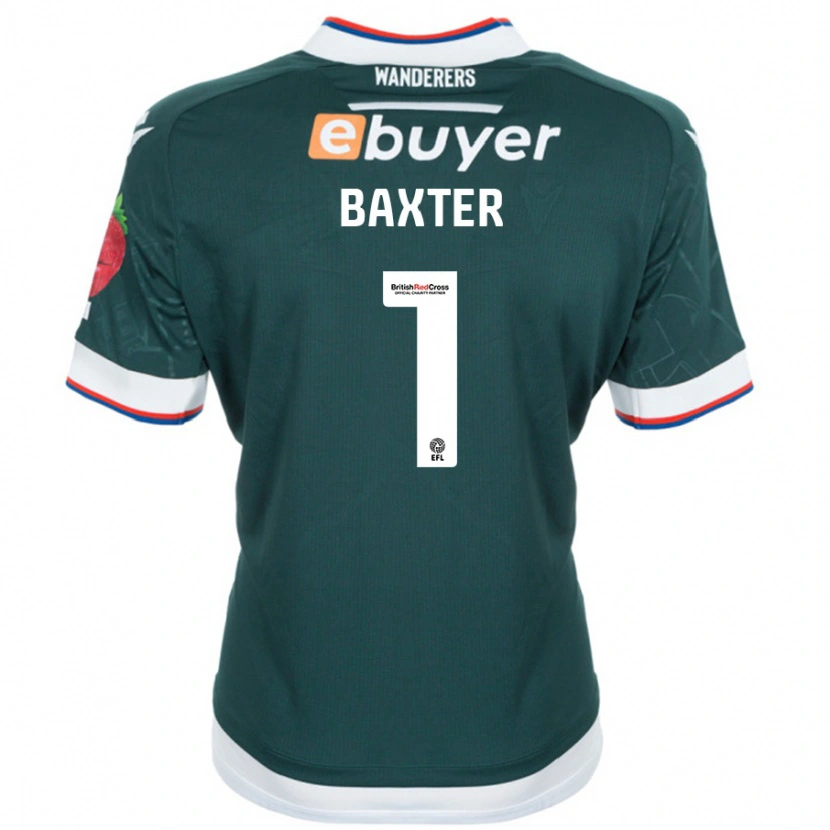 Danxen Herren Nathan Baxter #1 Dunkelgrün Auswärtstrikot Trikot 2024/25 T-Shirt Schweiz