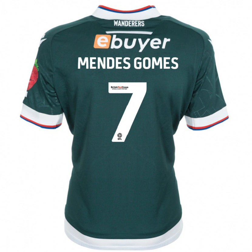 Danxen Herren Carlos Mendes #7 Dunkelgrün Auswärtstrikot Trikot 2024/25 T-Shirt Schweiz