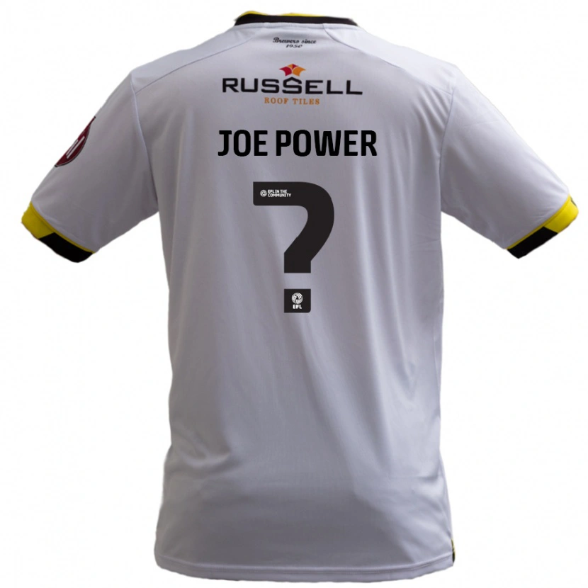 Danxen Herren John Joe Power #0 Weiß Auswärtstrikot Trikot 2024/25 T-Shirt Schweiz