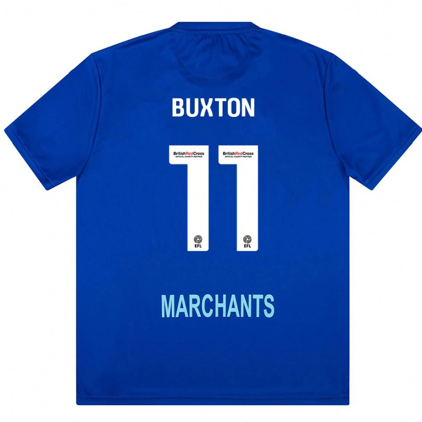 Danxen Herren Charlotte Buxton #11 Grün Auswärtstrikot Trikot 2024/25 T-Shirt Schweiz