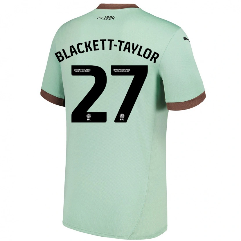 Danxen Herren Corey Blackett-Taylor #27 Blassgrün Auswärtstrikot Trikot 2024/25 T-Shirt Schweiz