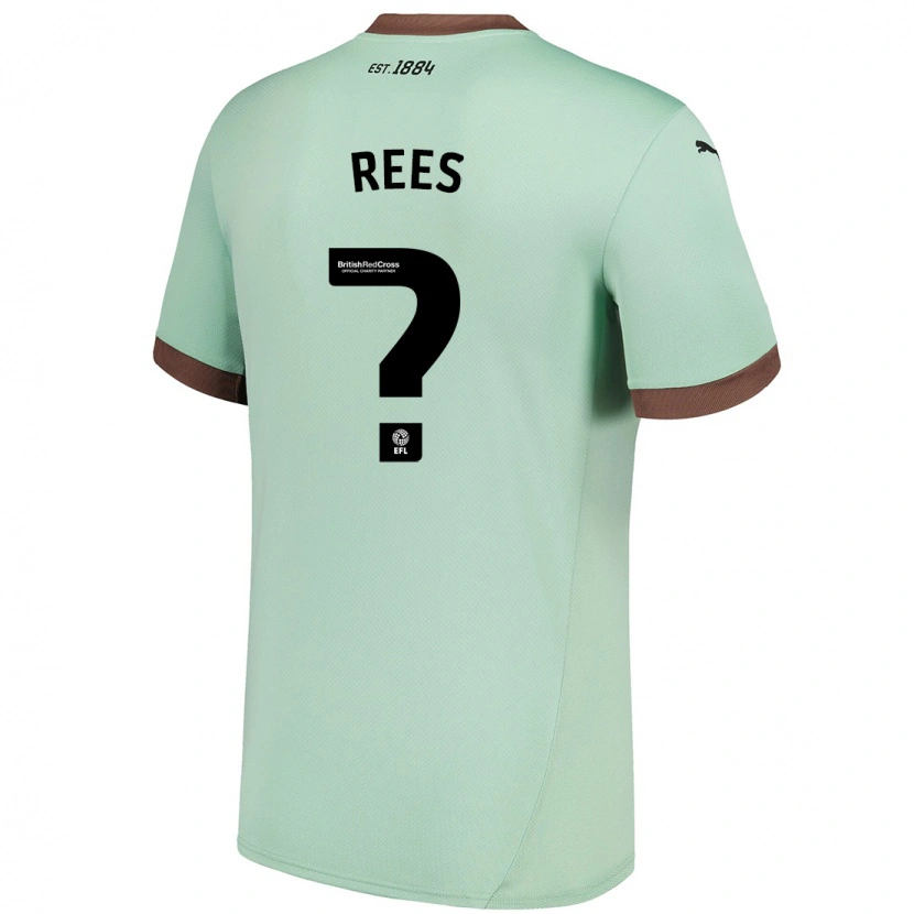 Danxen Herren Harvey Rees #0 Blassgrün Auswärtstrikot Trikot 2024/25 T-Shirt Schweiz